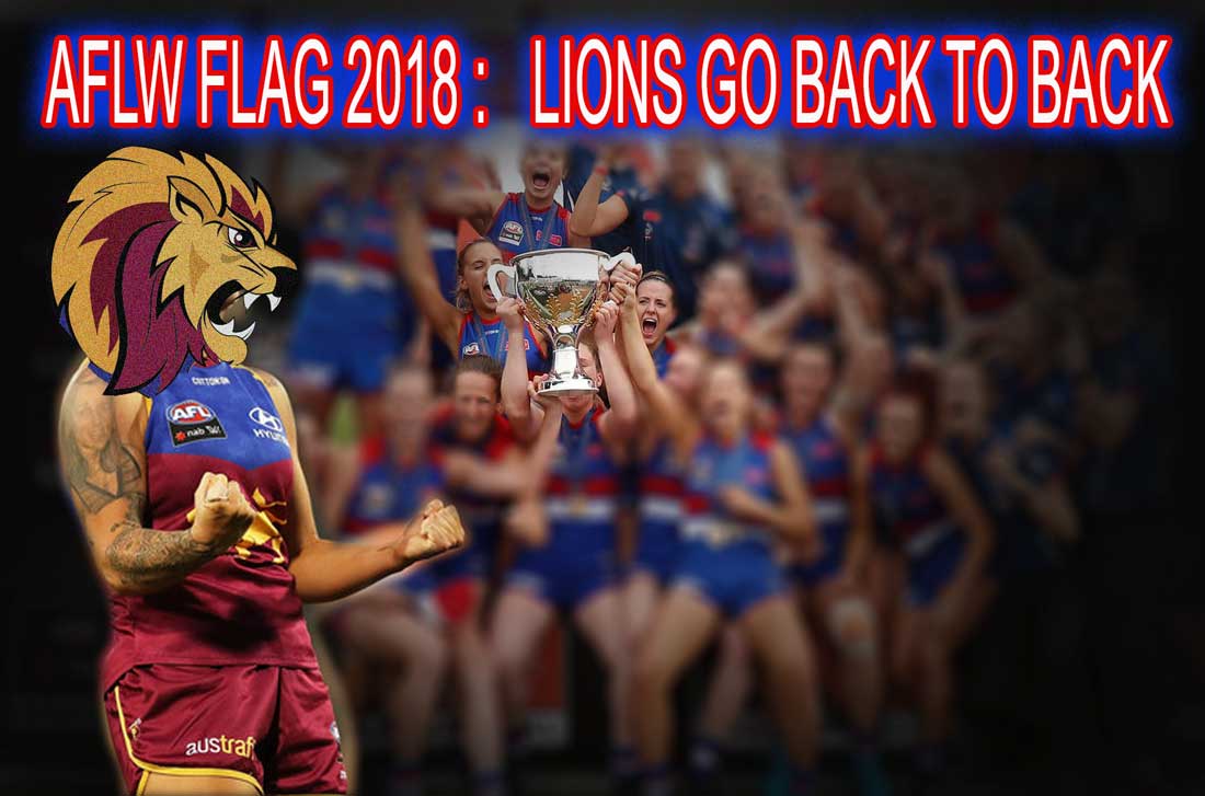 X AFLW GF Dogs Lions