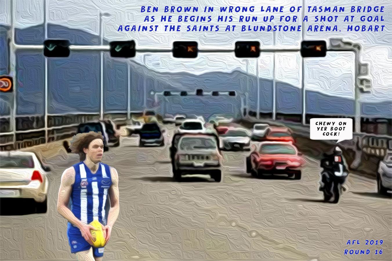 Brown On Bridge