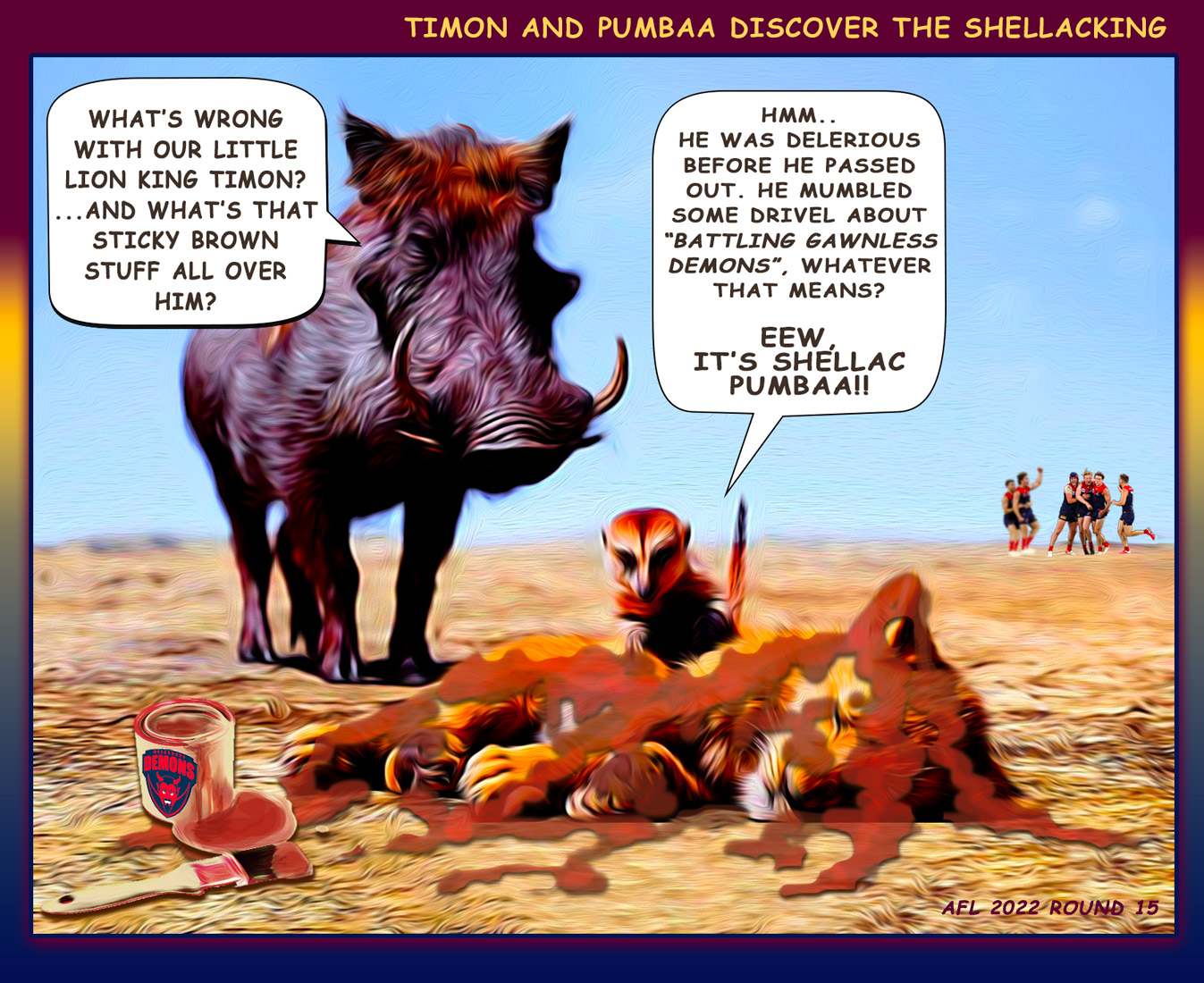 RD15 Simba's Shellacking