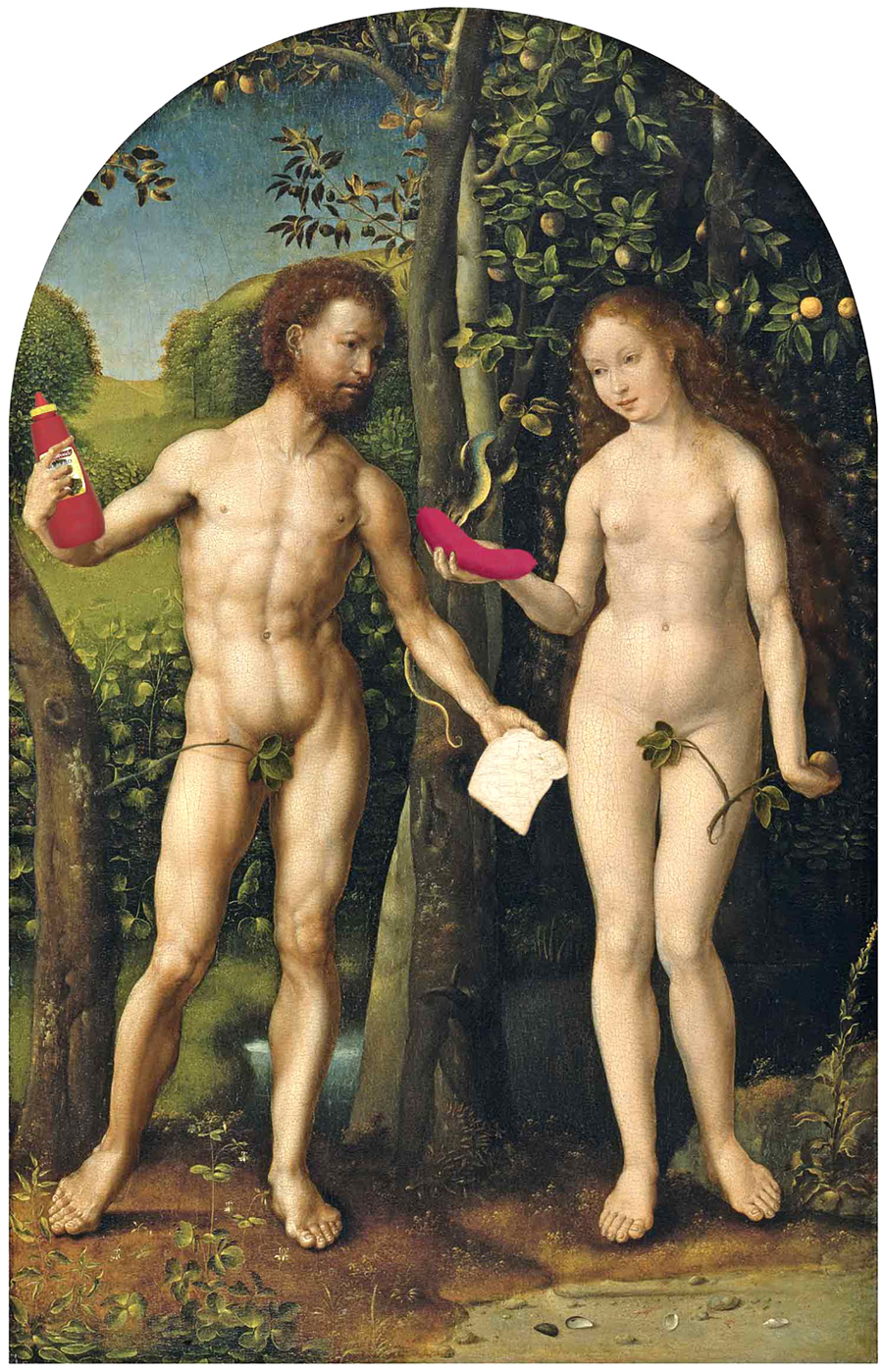 Saveloy in Art: Gossaert's Adam & Eve