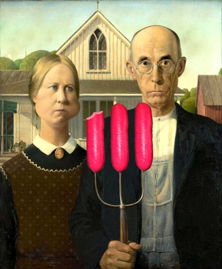 Saveloy in Art: American Sauthic