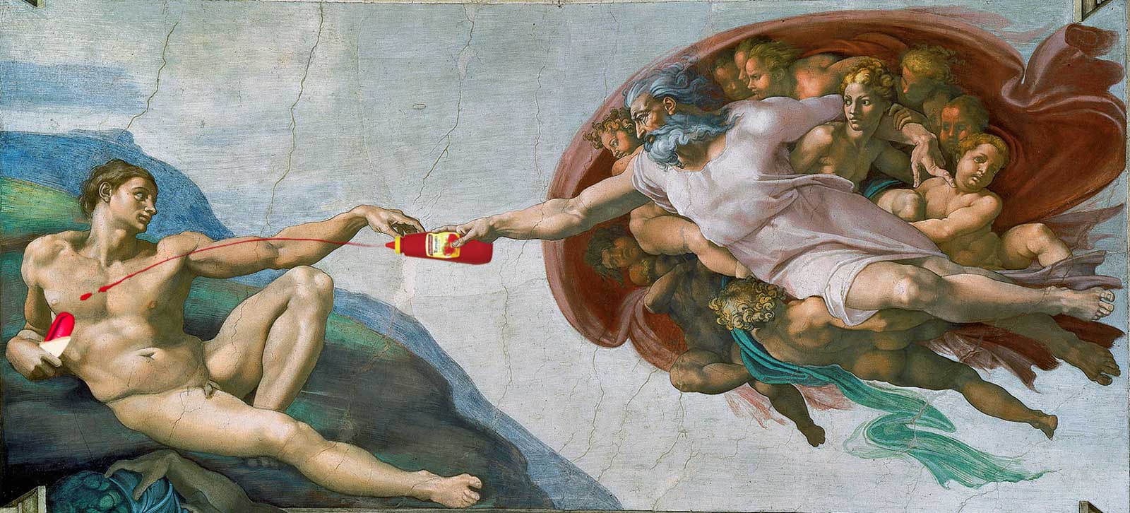 Saveloy in Art: The Saution of Adam