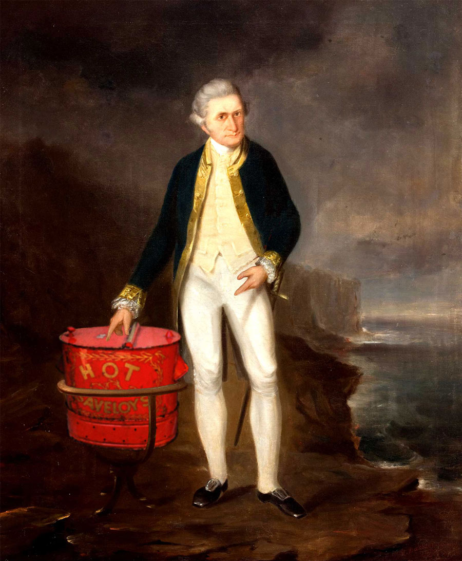 Saveloy in History: Captain Cook