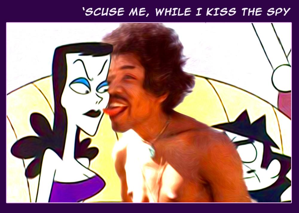 Hendrix Kiss The Spy