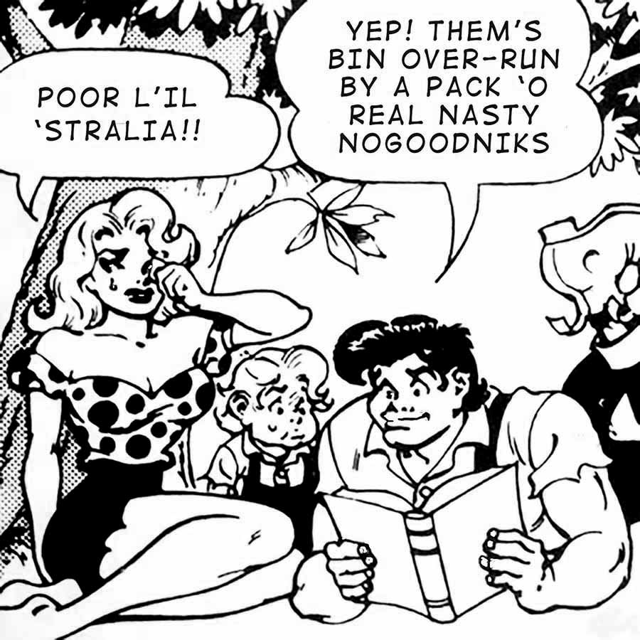 Lil Abner Poor Lil Stralia