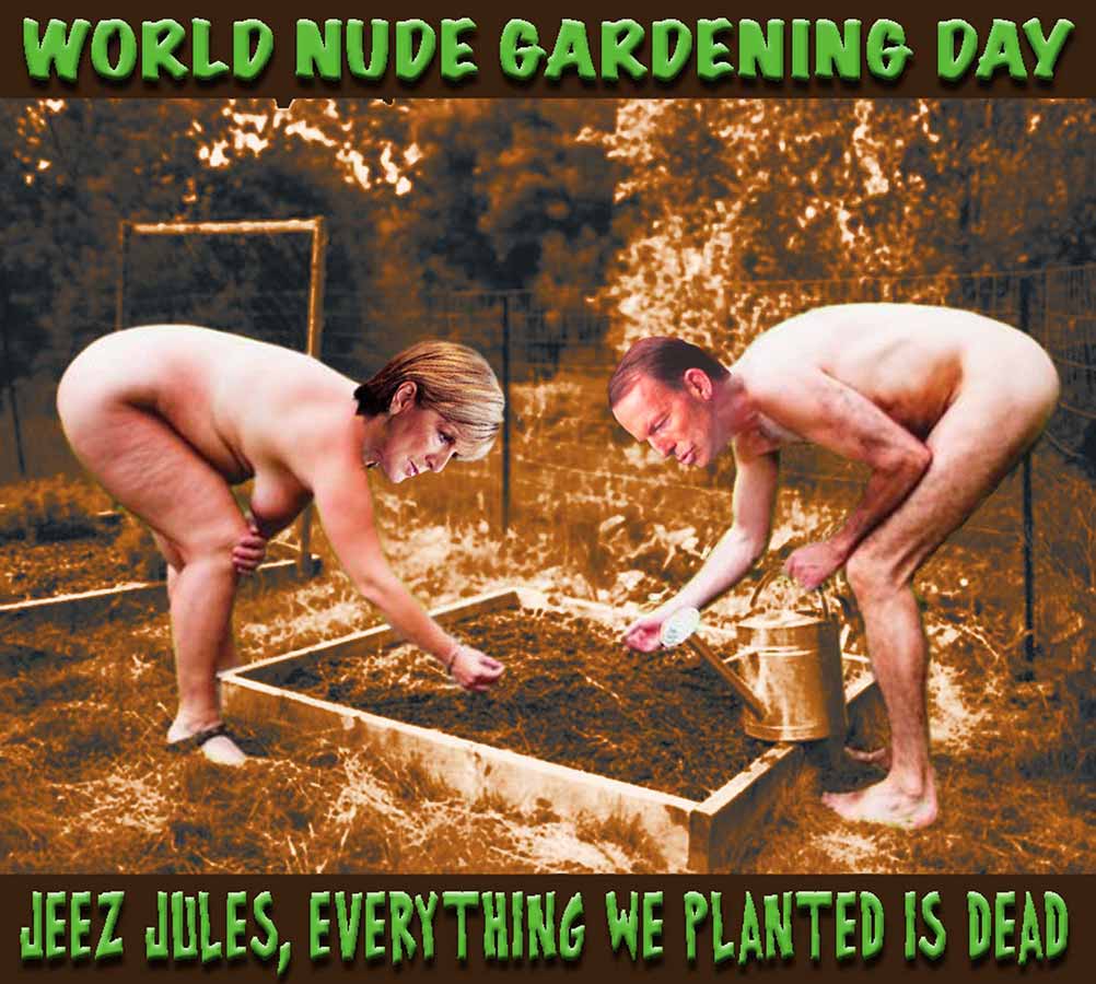 World Nude Gardening Day