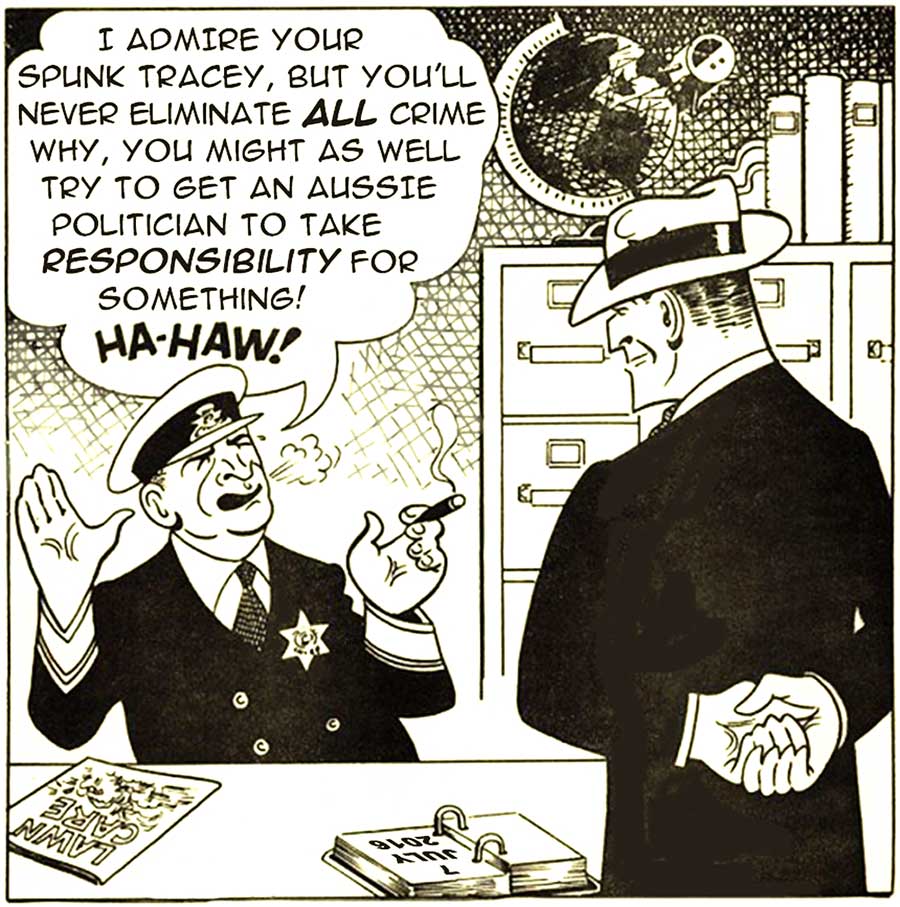 Dick Tracey Responsibility