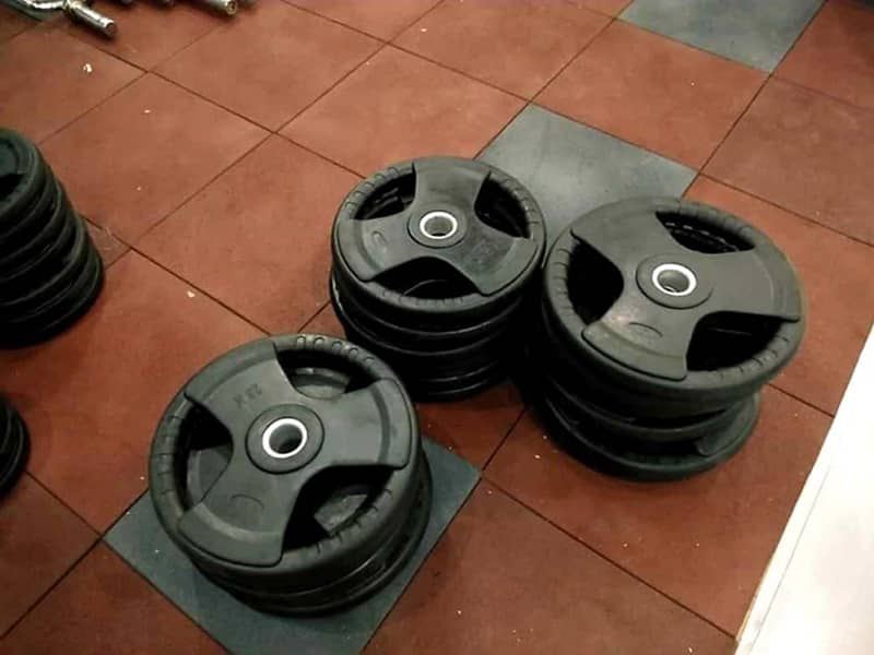 Weight Training Area - Premium gym flooring installation in Agra by Gymtex