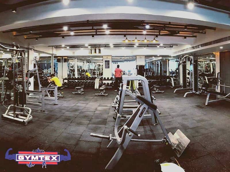 Commercial Gym Setup - Premium gym flooring installation in Agra by Gymtex
