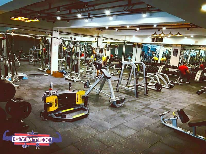 Premium Rubber Flooring - Premium gym flooring installation in Agra by Gymtex