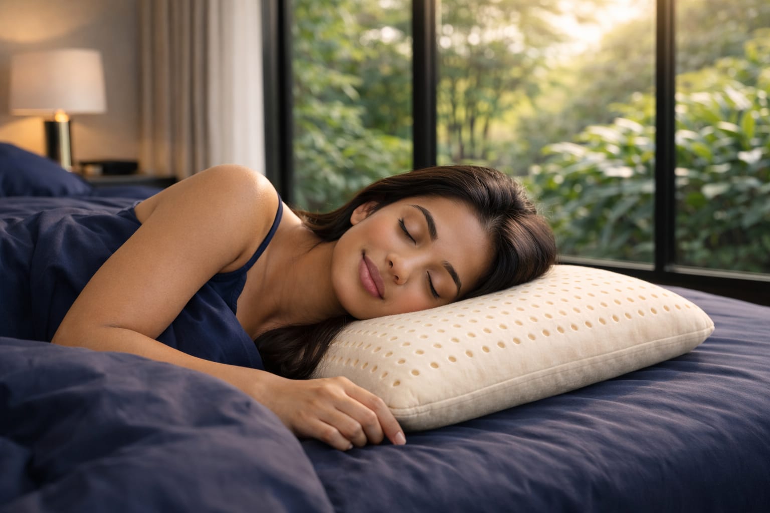 Family sleeping on KRIT pillows