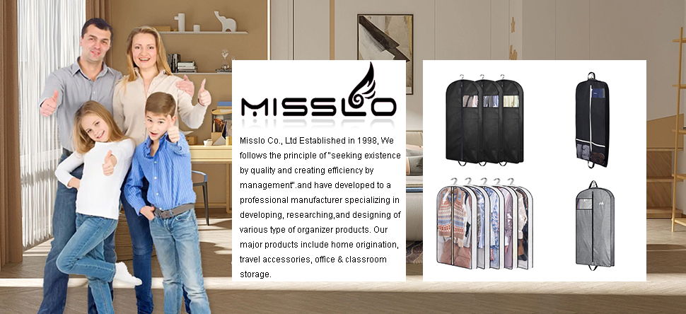 MISSLO 43 Heavy Duty Hanging Garment Bags for Travel Suit Bag for Men  Waterproof Oxford Fabric Suit…See more MISSLO 43 Heavy Duty Hanging  Garment