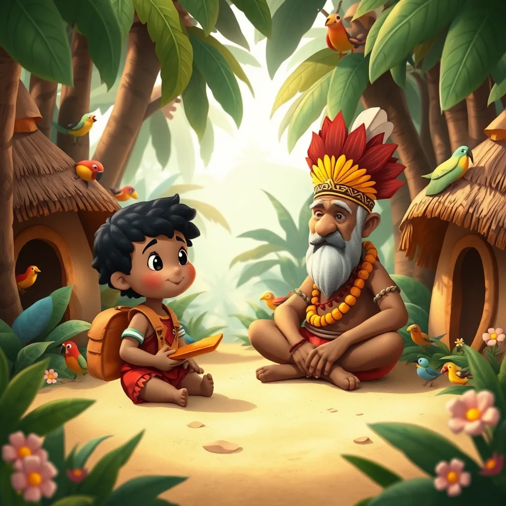 Ilustración cuento infantil - 土著文化 en culture-traditions (CuteReads)