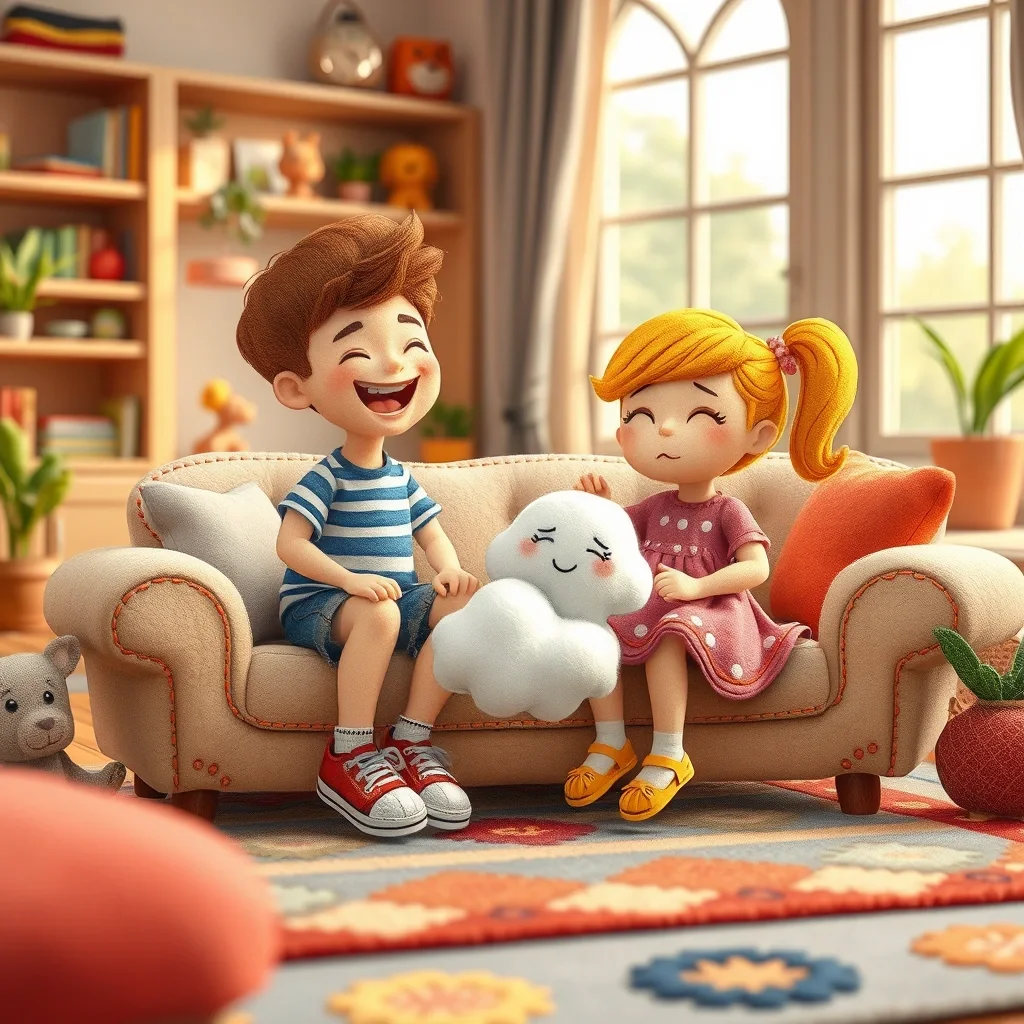 Ilustración cuento infantil - 在家 en ambience (CuteReads)