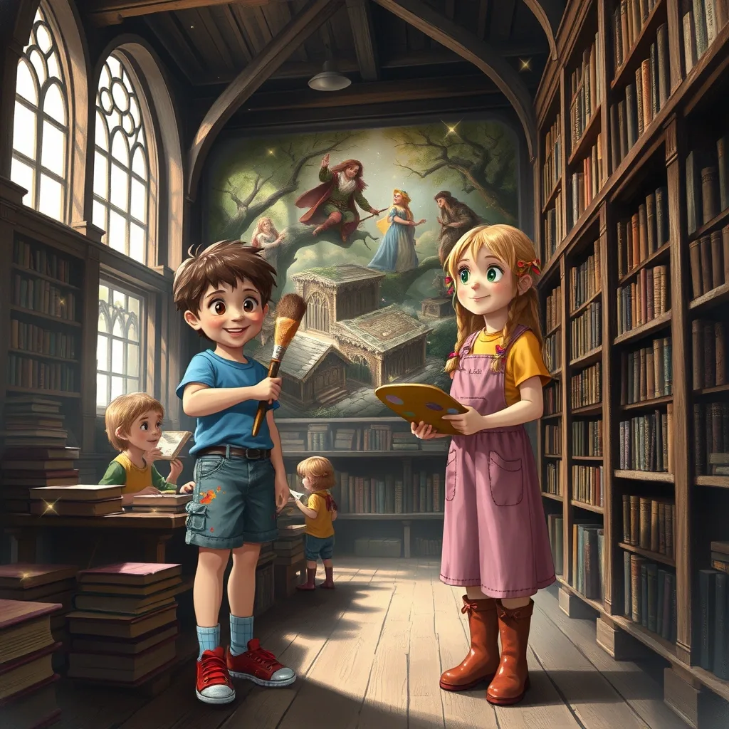 Ilustración cuento infantil - 在学校 en ambience (CuteReads)