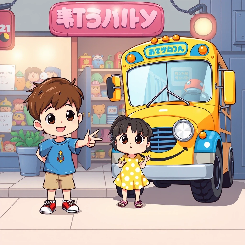 Ilustración cuento infantil - 在城市 en ambience (CuteReads)