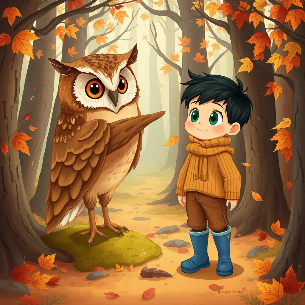 Ilustración cuento infantil - 秋天 en seasons-of-the-year (CuteReads)