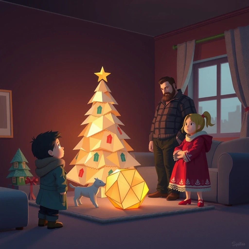 Ilustración cuento infantil - 圣诞节 en seasons-of-the-year (CuteReads)