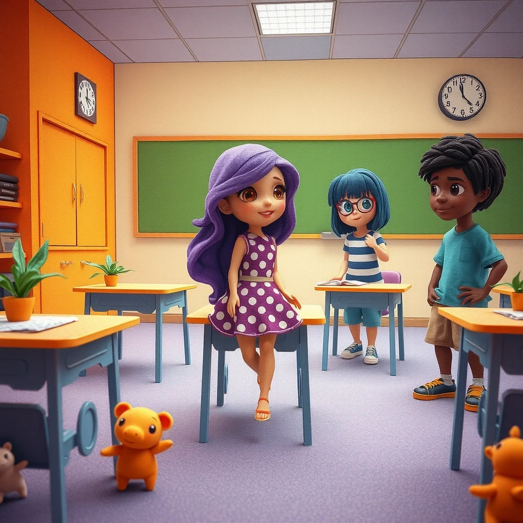 Ilustración cuento infantil - 开学 en seasons-of-the-year (CuteReads)