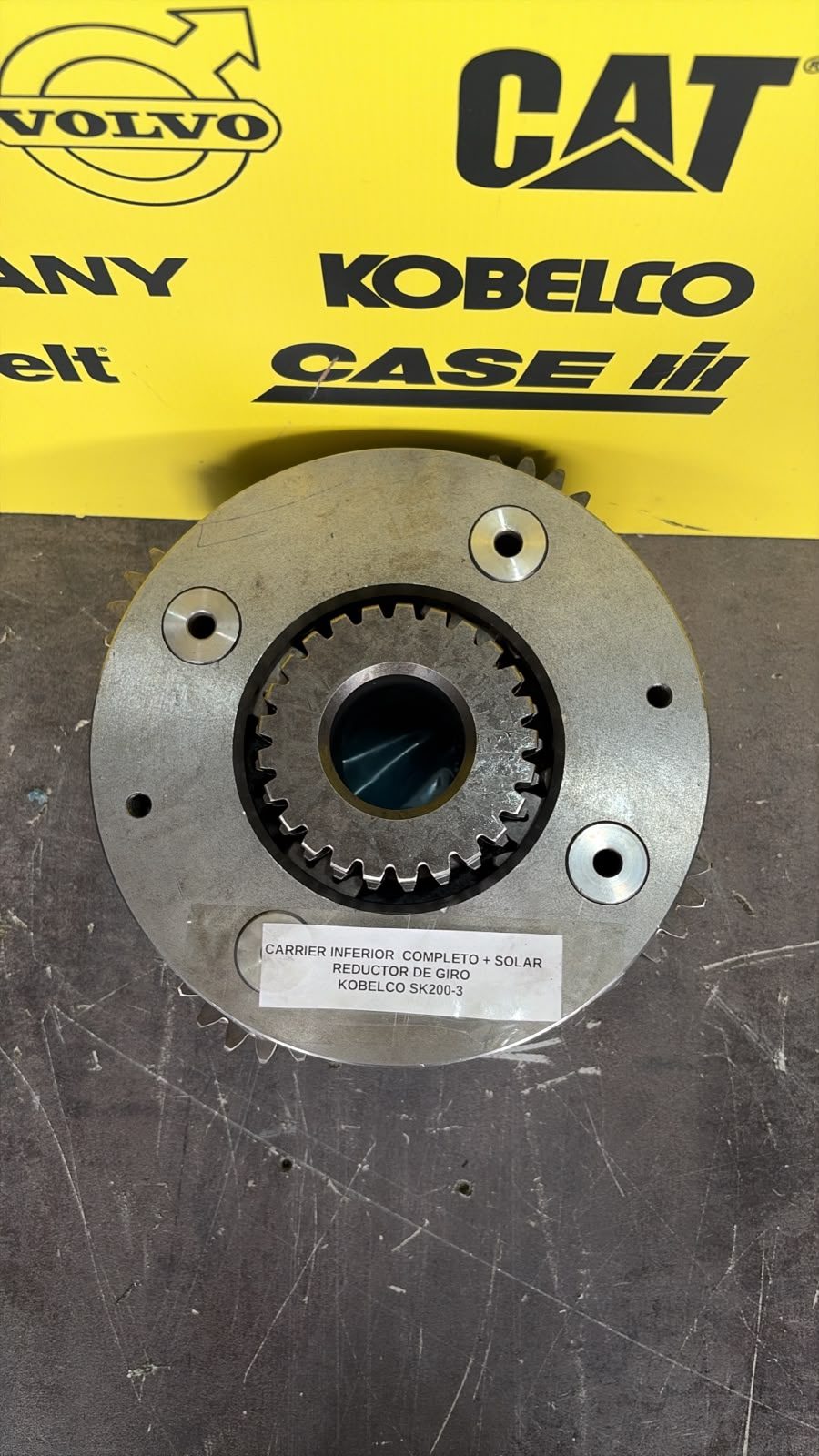 Carrier Inferior Completo Reductor Giro Kobelco Sk200-3/4