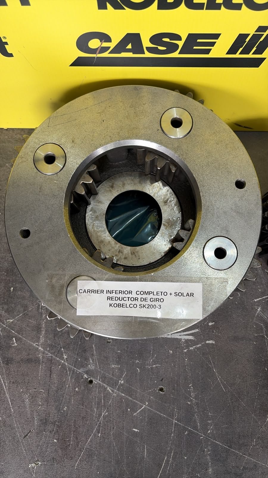 Carrier Inferior Completo Reductor Giro Kobelco Sk200-3/4, foto 4
