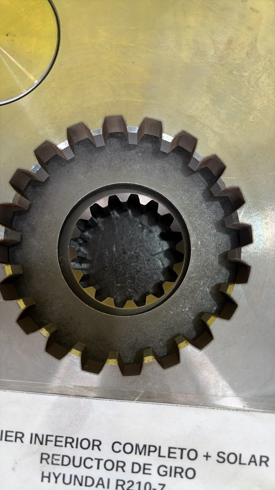 Carrier Inferior Completo Reductor Giro Hyundai R210-7, foto 2