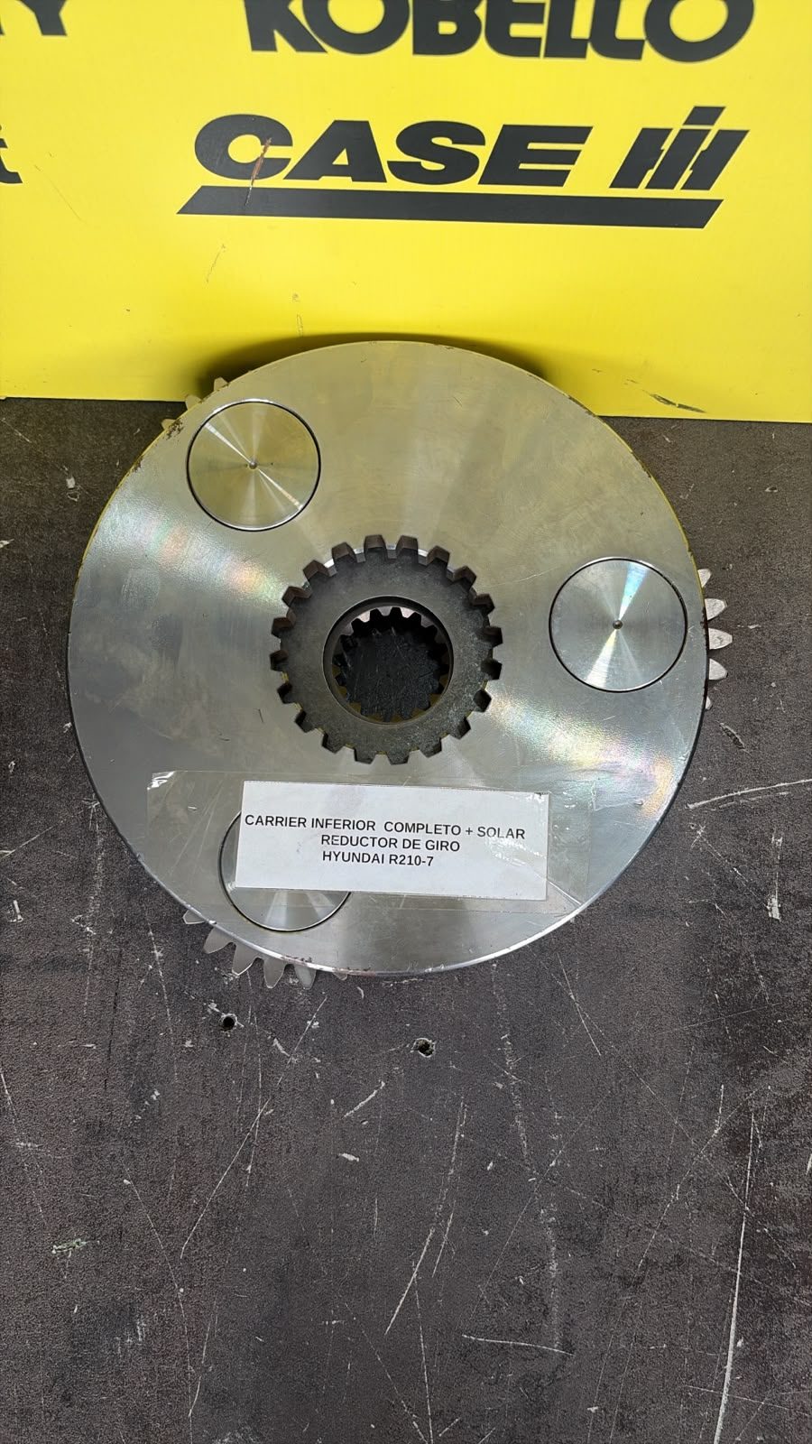 Carrier Inferior Completo Reductor Giro Hyundai R210-7, foto 3