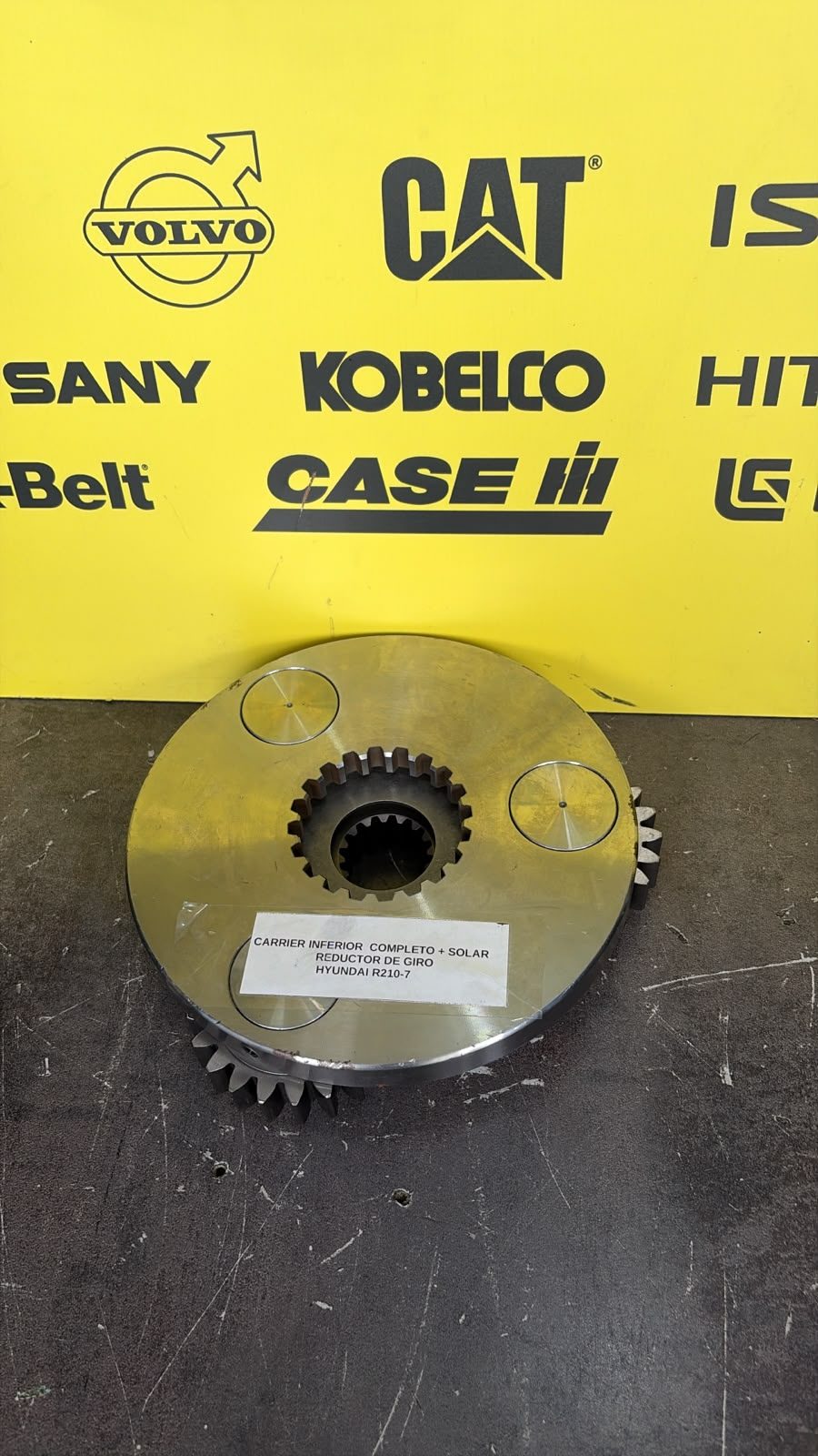 Carrier Inferior Completo Reductor Giro Hyundai R210-7, foto 4