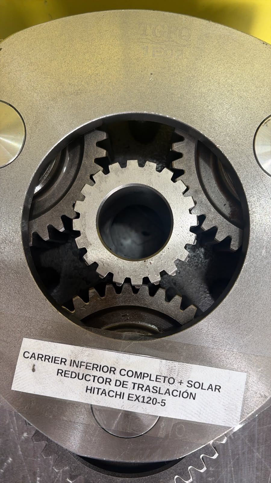 Carrier Inferior (interno) Completo Reductor Traslacion Hitachi EX120-5, foto 4