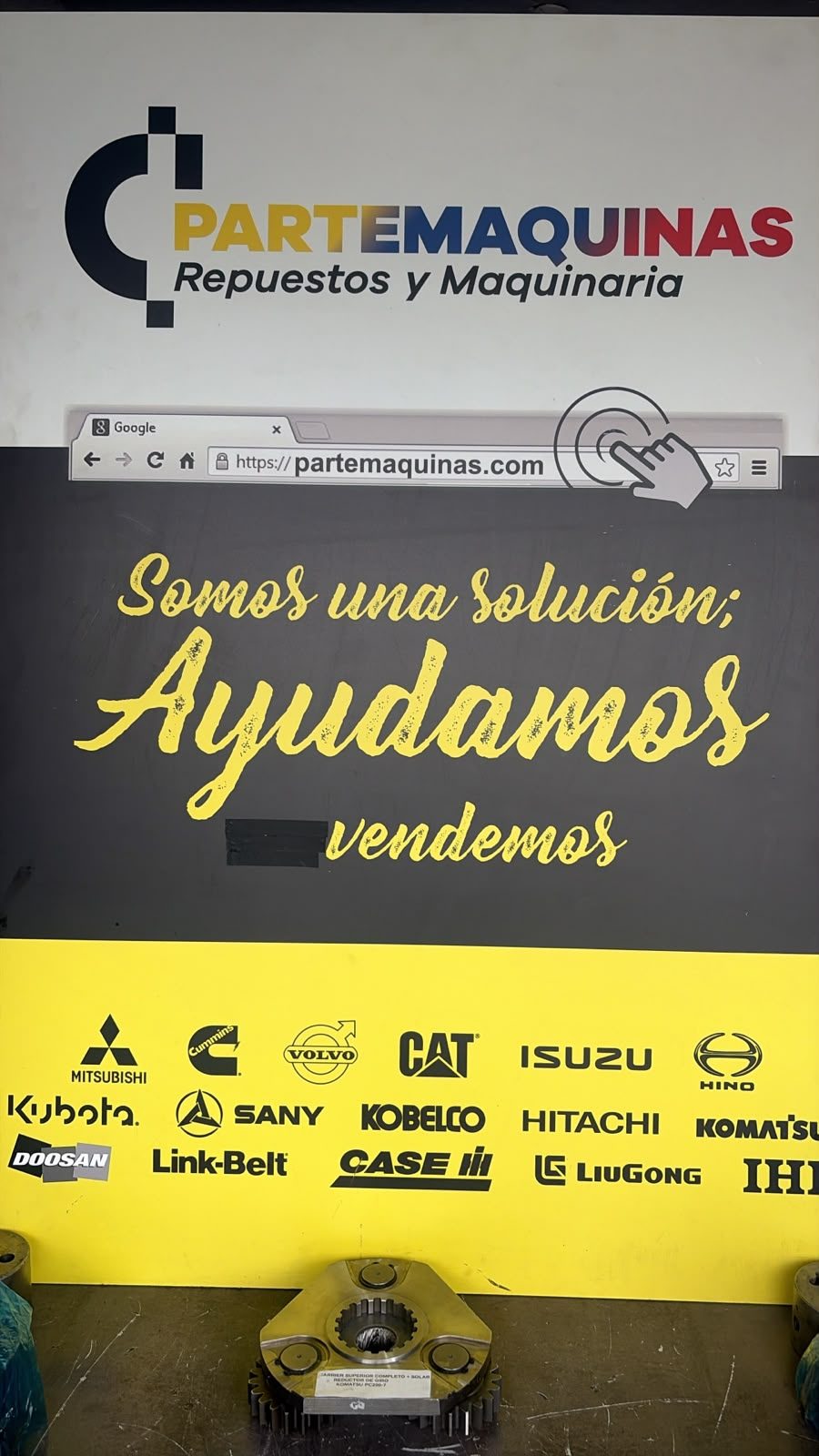 Carrier Superior Completo Reductor Giro KOMATSU PC200-7