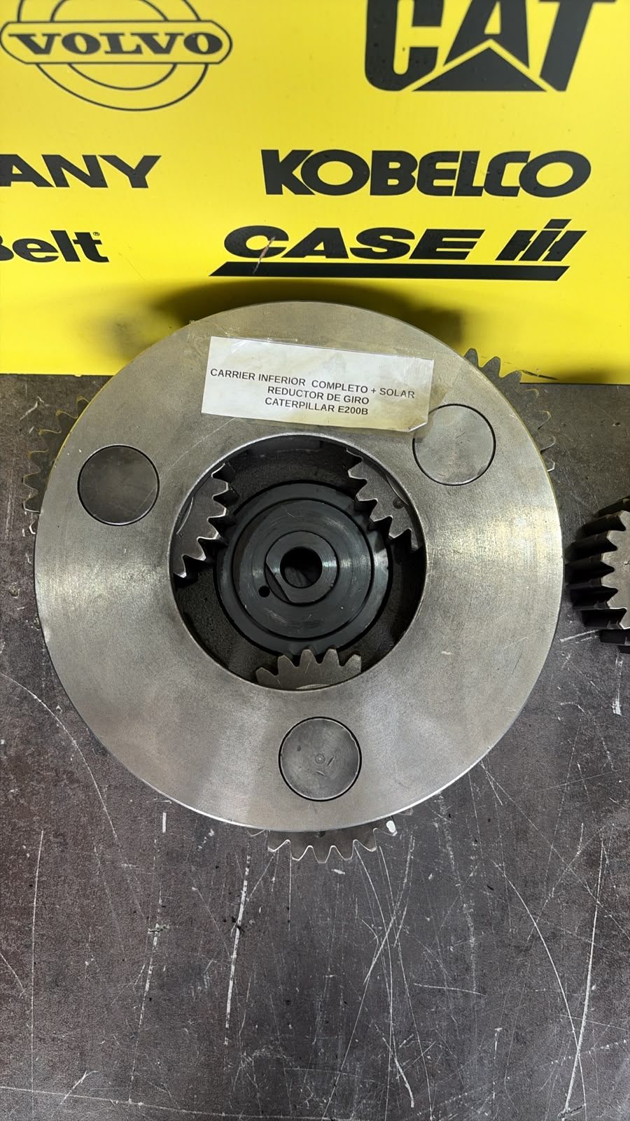 Carrier Inferior Completo Reductor Giro Caterpillar E200B, foto 4