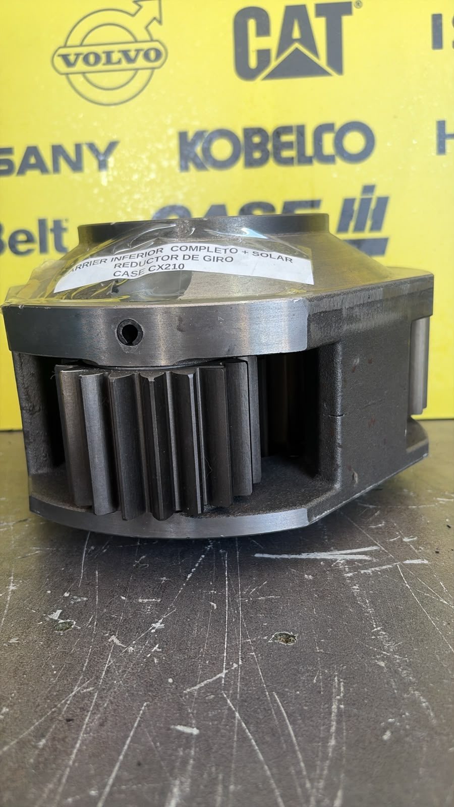 Carrier Inferior Completo Reductor Giro Case CX210, foto 4