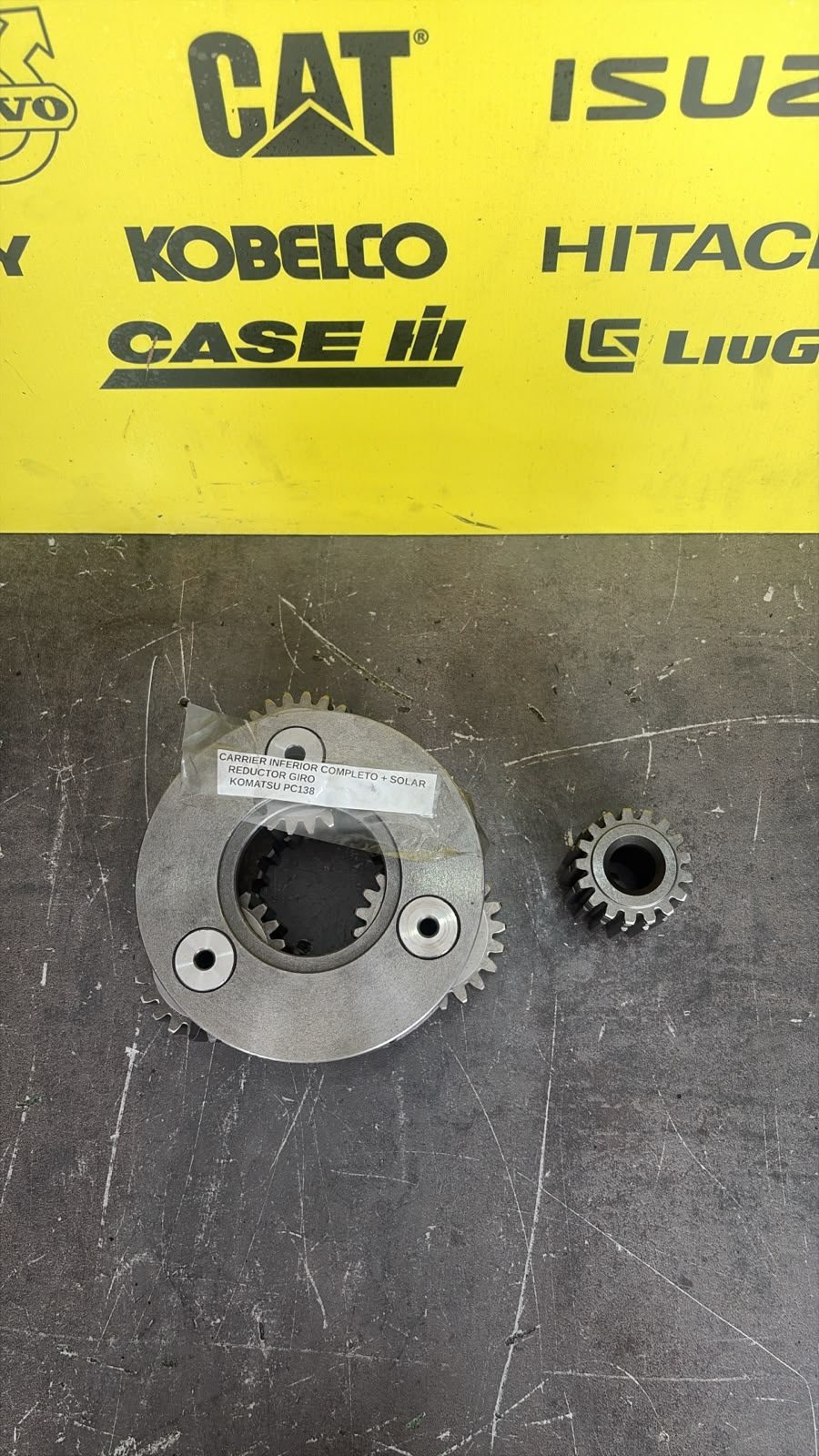 Carrier Inferior Completo Reductor Giro Komatsu PC138