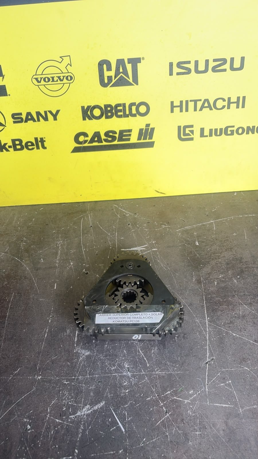 Carrier Superior (Externo) Completo Reductor Traslacion Komatsu PC138, foto 5