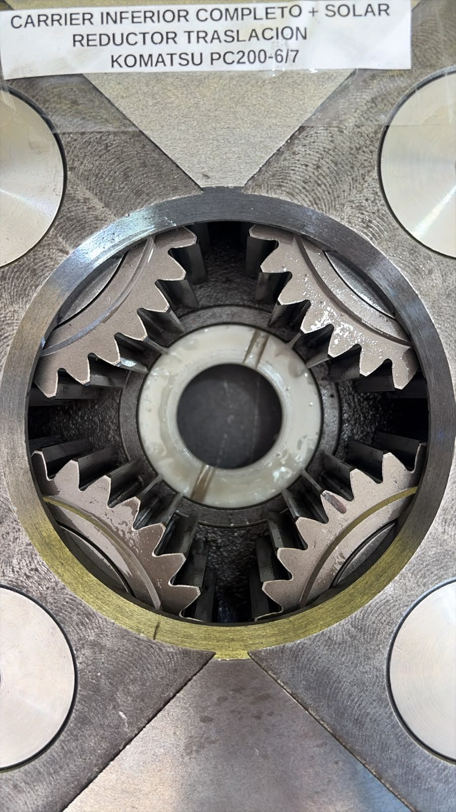 Carrier Inferior (interno) Completo Reductor Traslacion Komatsu PC200-6/7 (6D102), foto 5