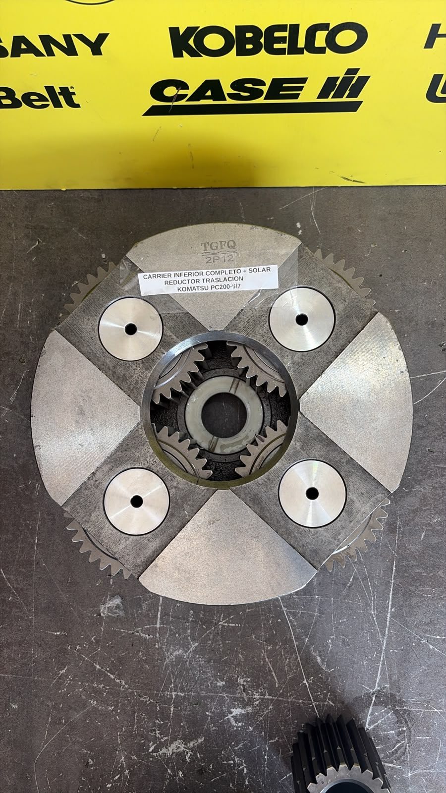 Carrier Inferior (interno) Completo Reductor Traslacion Komatsu PC200-6/7 (6D102), foto 6