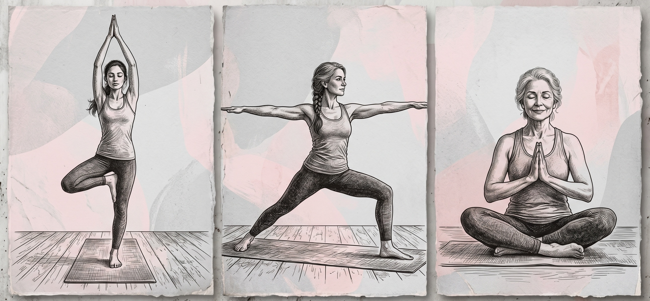 Práctica de yoga constante sobre el mat - Torrent