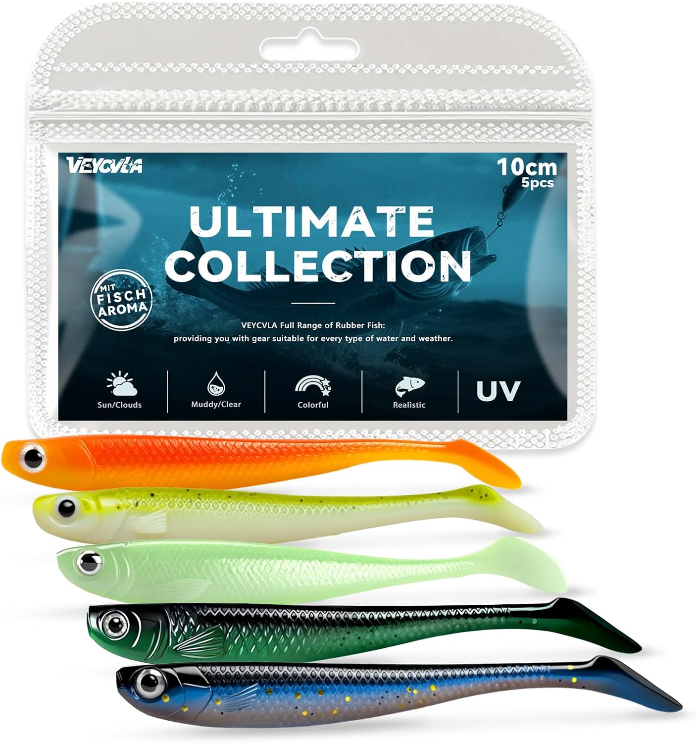 Pieces Leurre Souple Brochet