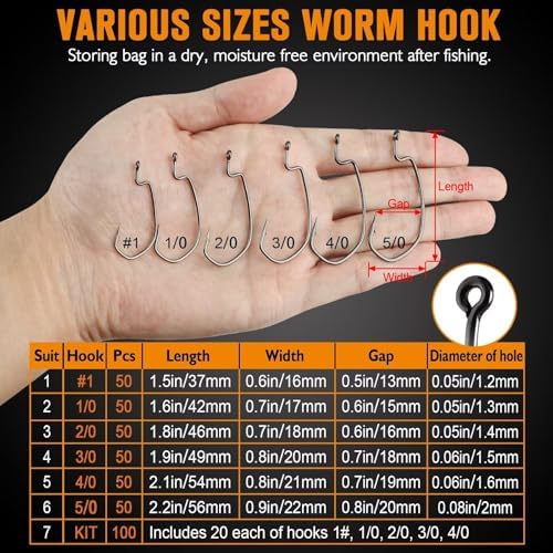 Vue 5 de Dovesun Hamecons Ewg Offset