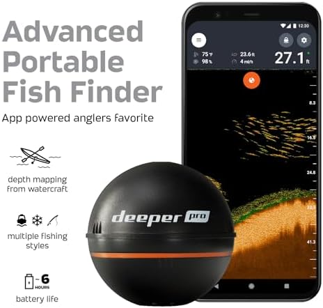Vue 3 de Deeper Pro Sondeur Portable