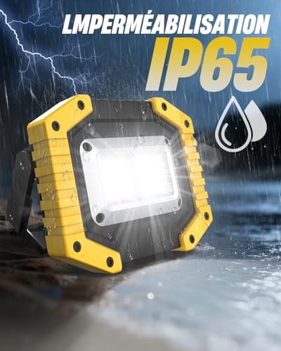 Vue 5 de Projecteur Led Rechargeable