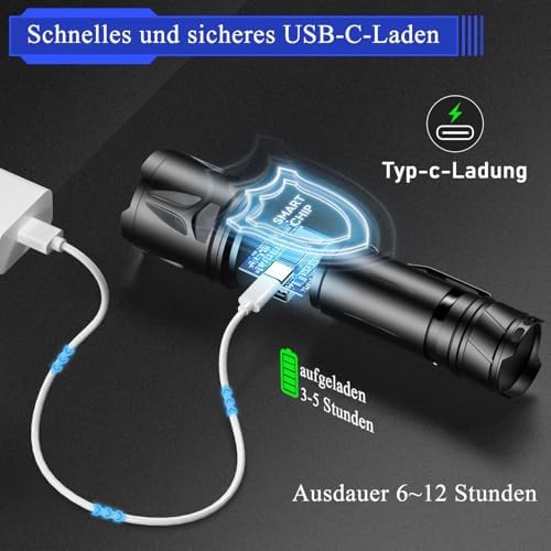 Vue 4 de Jaypark Lampe Torche Led