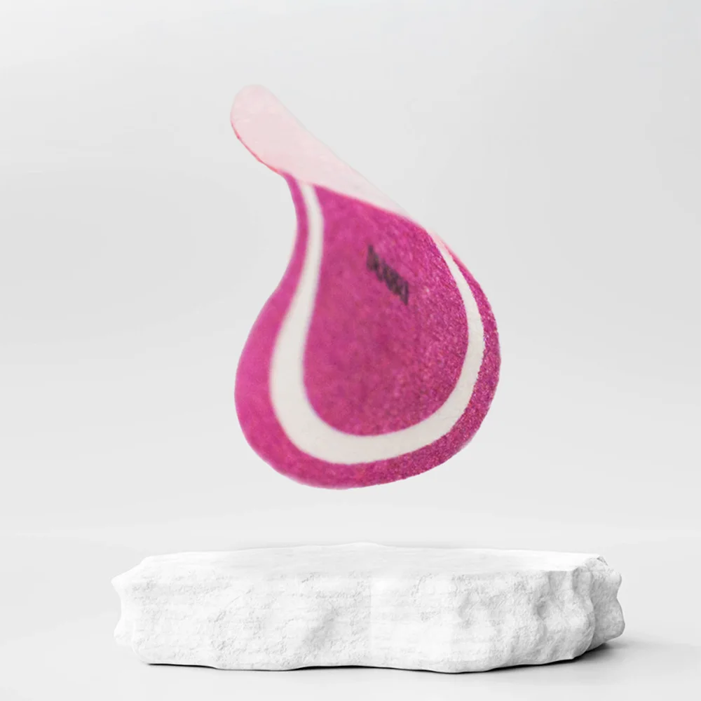 Duori pink transdermal patch product floating on white background
