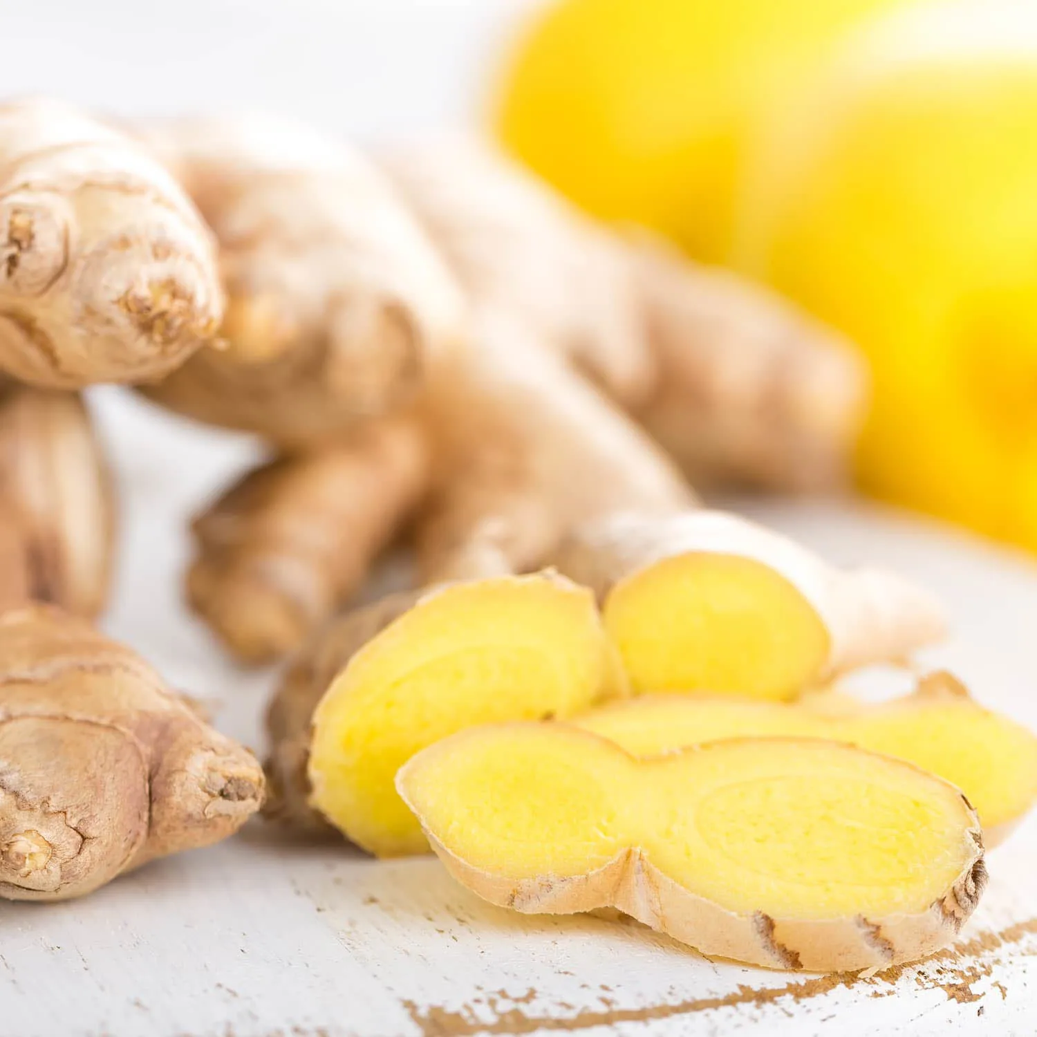 Ginger root supporting digestion, metabolism and gut health naturally