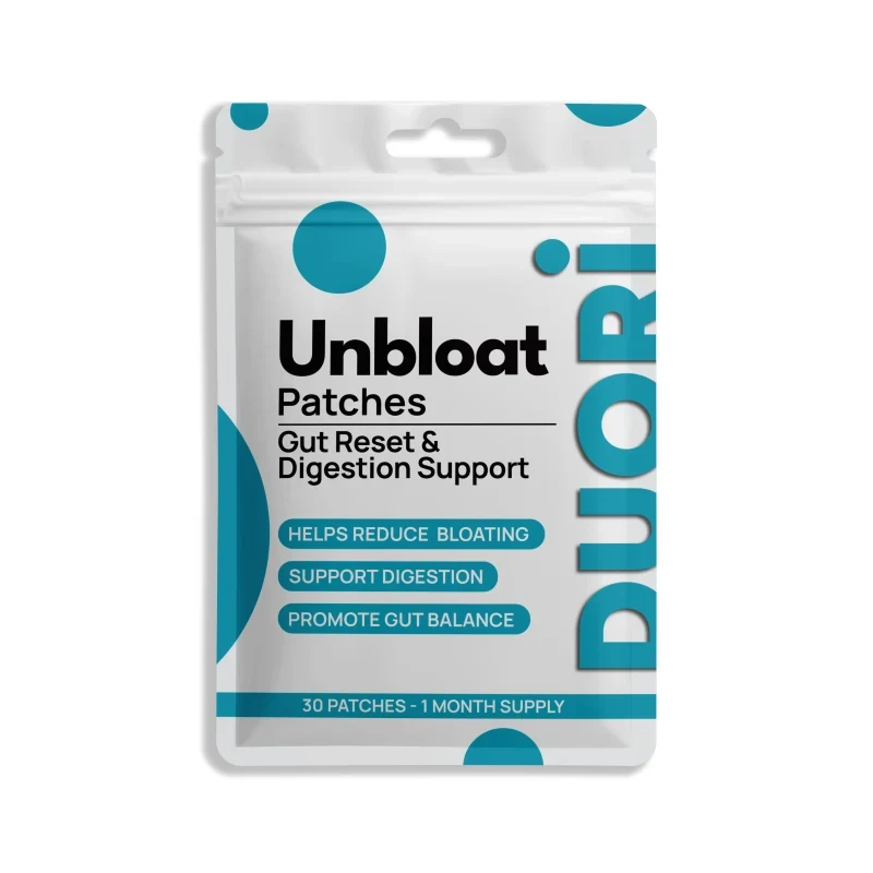 digestive support patches to reduce bloating and improve gut health and comfort