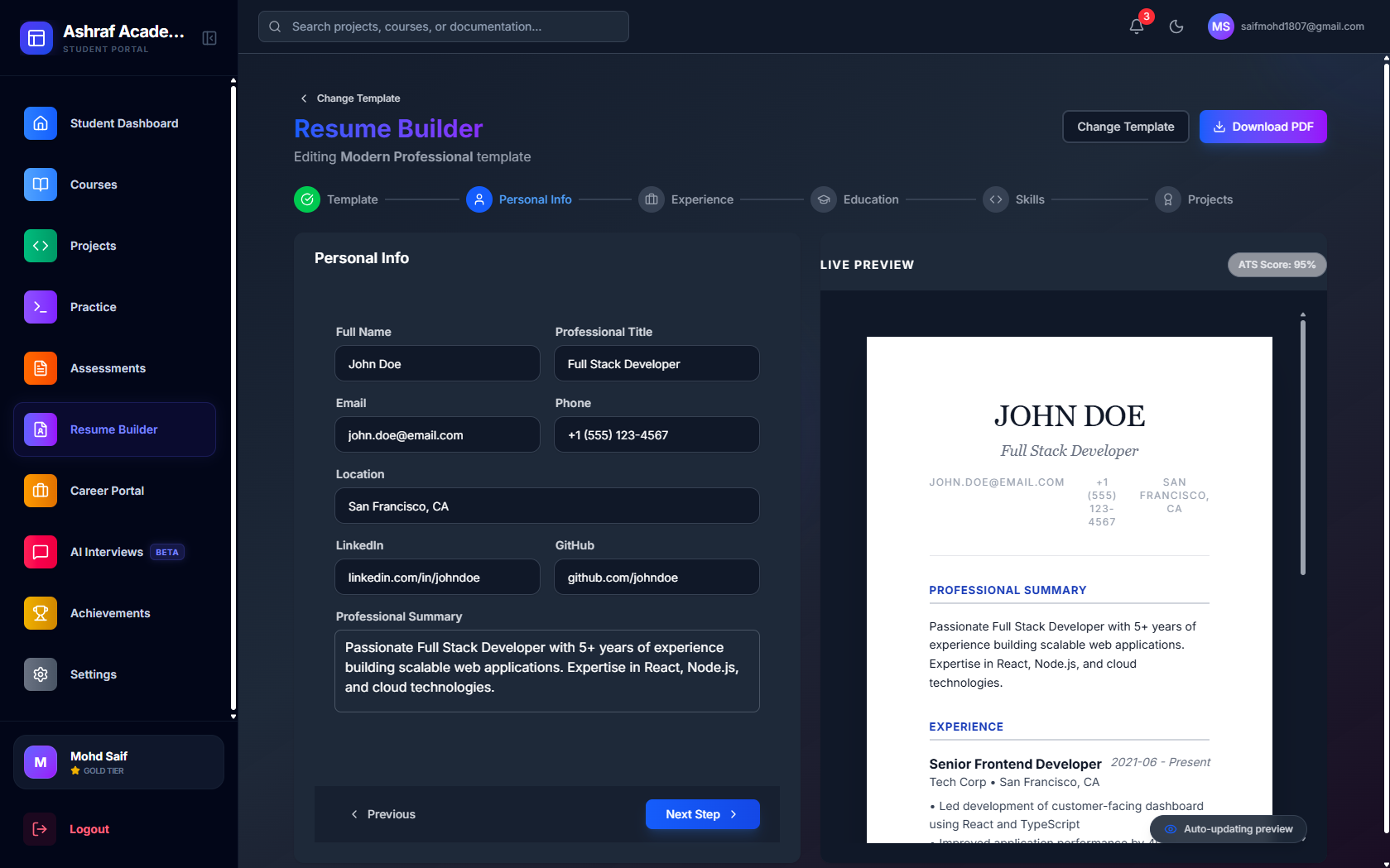 Create resumes that get you noticed by top employers