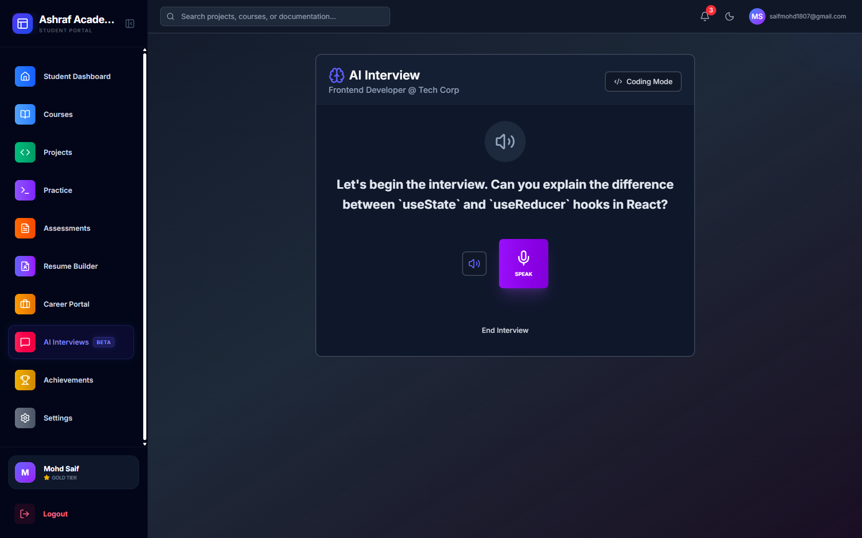 Interview success, powered by AI