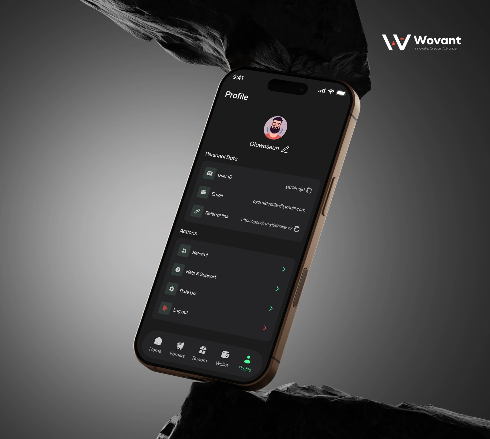 GoCoin wallet and leaderboard screens