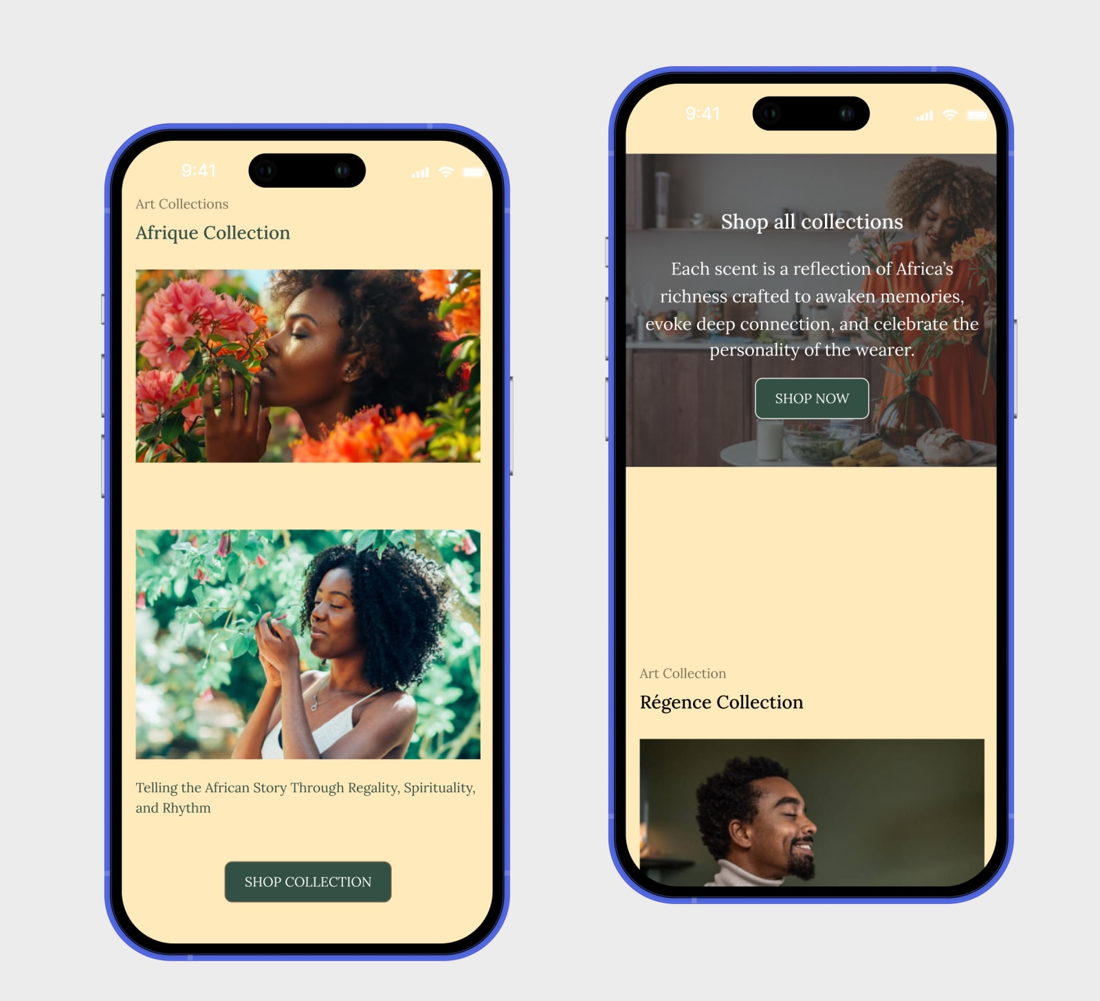 Akintha Parfums mobile-responsive luxury shopping experience