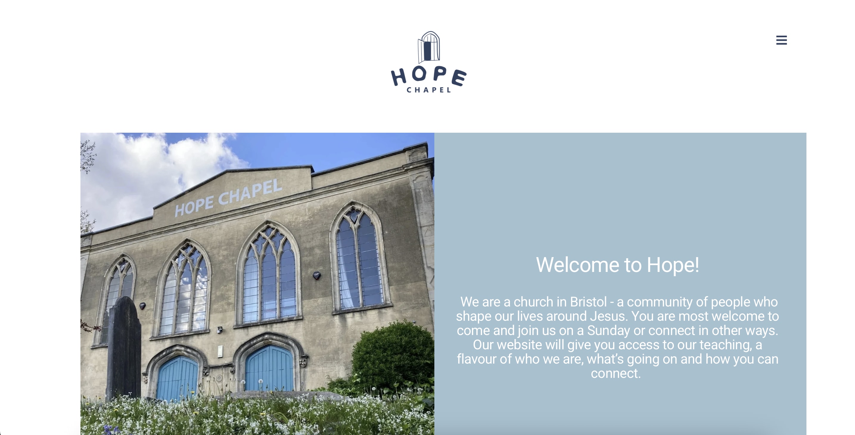 Hope Chapel website